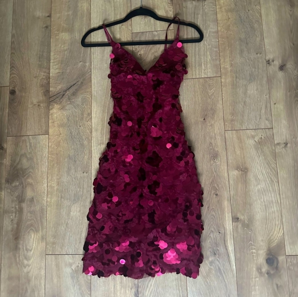 ASOS Sequin Mermaid Mini Dress
